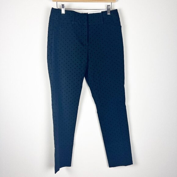 LOFT Pants - 2/$30 Loft Mid Rise Skinny Ankle Polka Dot Pants 4 NWT